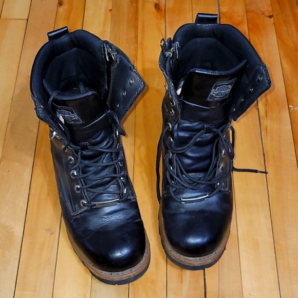 Harley Davidson Tyson Black mid cut boot 😊 👢 - Picture 1 of 15